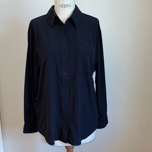 Scottevest women’s Sabrina shirt size L black